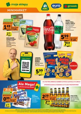 Groszek - gazetka promocyjna Gazetka Minimarket  do wtorku 11.11 Groszek - gazetka promocyjna Gazetka Minimarket  do wtorku 11.11
