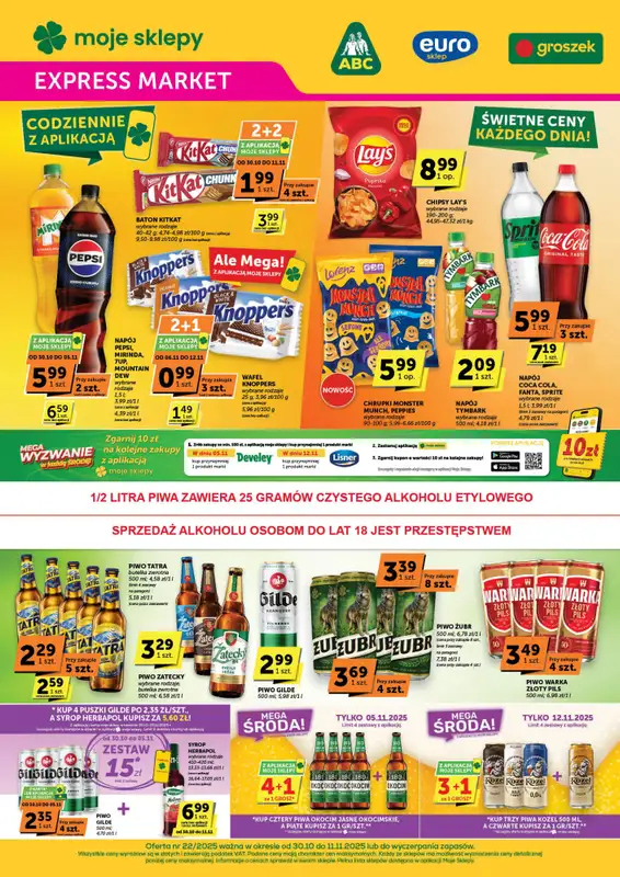 Groszek - gazetka promocyjna Gazetka Expressmarket   Groszek - gazetka promocyjna Gazetka Expressmarket