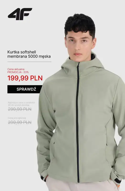 4F - gazetka promocyjna WYPRZEDAŻ: kurtki i bezrękawniki od wtorku 28.10  - strona 9