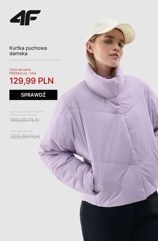 4F - gazetka promocyjna WYPRZEDAŻ: kurtki i bezrękawniki od wtorku 28.10  - strona 4