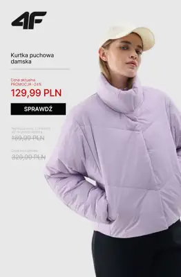4F - gazetka promocyjna WYPRZEDAŻ: kurtki i bezrękawniki od wtorku 28.10  - strona 4 4F - gazetka promocyjna WYPRZEDAŻ: kurtki i bezrękawniki od wtorku 28.10  - strona 4