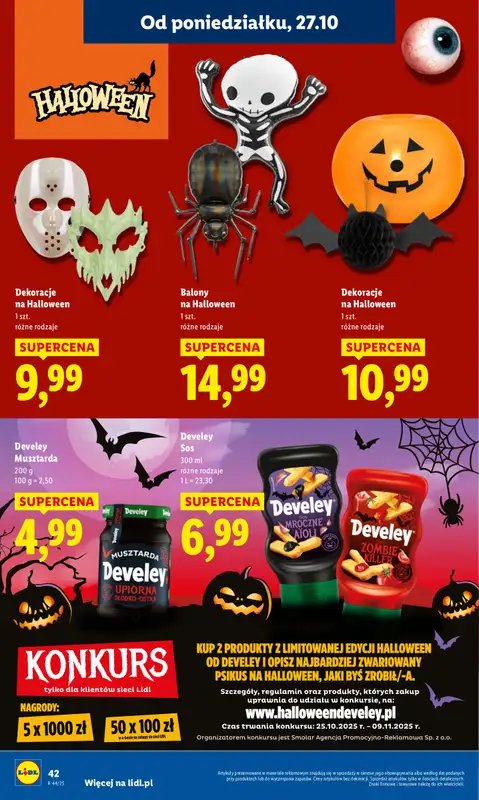 Lidl - gazetka promocyjna Oferta od poniedziałku od poniedziałku 27.10 do środy 29.10 - strona 46