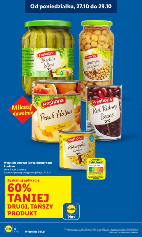 Lidl - gazetka promocyjna Oferta od poniedziałku od poniedziałku 27.10 do środy 29.10 - strona 6