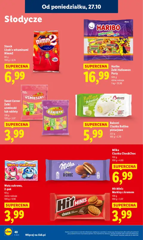 Lidl - gazetka promocyjna Oferta od poniedziałku od poniedziałku 27.10 do środy 29.10 - strona 44