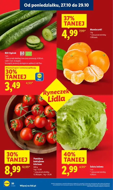 Lidl - gazetka promocyjna Oferta od poniedziałku od poniedziałku 27.10 do środy 29.10 - strona 22