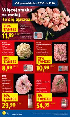 Lidl - gazetka promocyjna Oferta od poniedziałku od poniedziałku 27.10 do środy 29.10 - strona 30