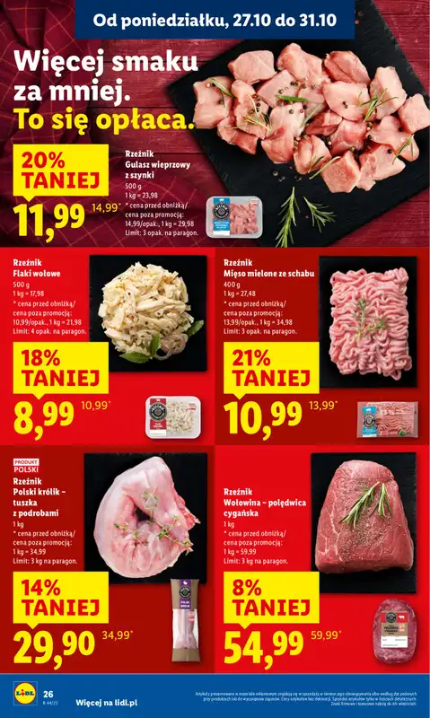 Lidl - gazetka promocyjna Oferta od poniedziałku od poniedziałku 27.10 do środy 29.10 - strona 30