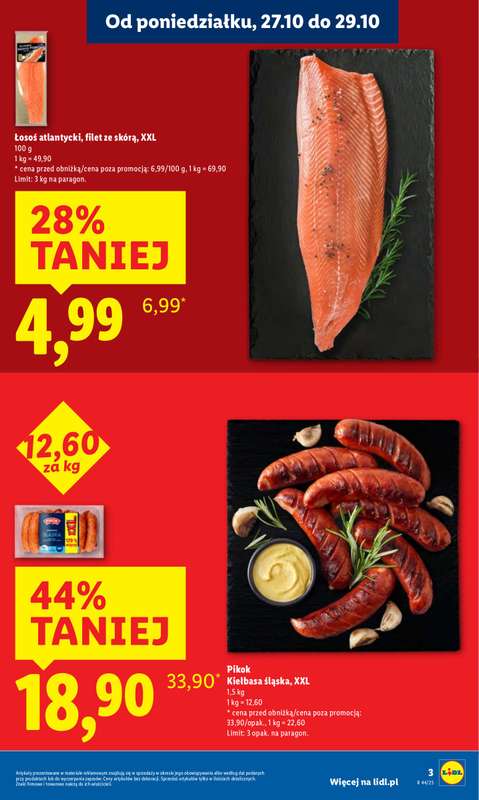 Lidl - gazetka promocyjna Oferta od poniedzia艂ku od poniedzia艂ku 27.10 do 艣rody 29.10 - strona 3 Lidl - gazetka promocyjna Oferta od poniedzia艂ku od poniedzia艂ku 27.10 do 艣rody 29.10 - strona 3