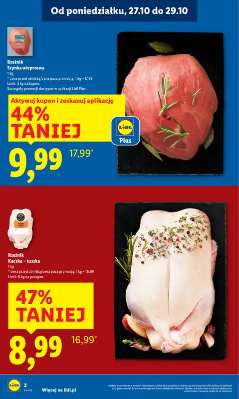 Lidl - gazetka promocyjna Oferta od poniedziałku od poniedziałku 27.10 do środy 29.10 - strona 2