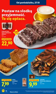 Lidl - gazetka promocyjna Oferta od poniedziałku od poniedziałku 27.10 do środy 29.10 - strona 50 Lidl - gazetka promocyjna Oferta od poniedziałku od poniedziałku 27.10 do środy 29.10 - strona 50