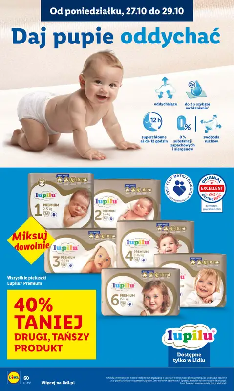 Lidl - gazetka promocyjna Oferta od poniedziałku od poniedziałku 27.10 do środy 29.10 - strona 64