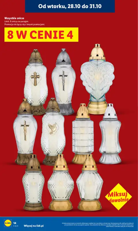 Lidl - gazetka promocyjna Oferta od poniedziałku od poniedziałku 27.10 do środy 29.10 - strona 14