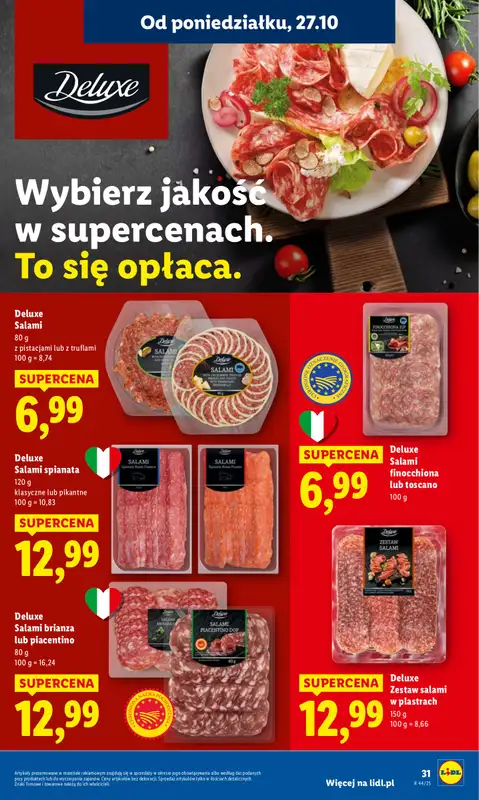 Lidl - gazetka promocyjna Oferta od poniedziałku od poniedziałku 27.10 do środy 29.10 - strona 35