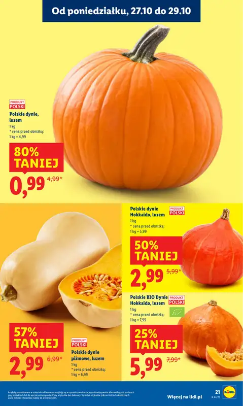 Lidl - gazetka promocyjna Oferta od poniedziałku od poniedziałku 27.10 do środy 29.10 - strona 23