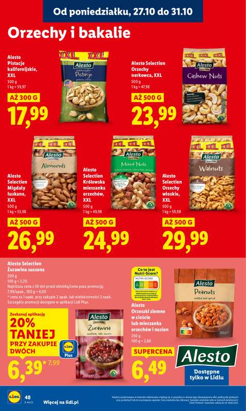 Lidl - gazetka promocyjna Oferta od poniedzia艂ku od poniedzia艂ku 27.10 do 艣rody 29.10 - strona 52 Lidl - gazetka promocyjna Oferta od poniedzia艂ku od poniedzia艂ku 27.10 do 艣rody 29.10 - strona 52