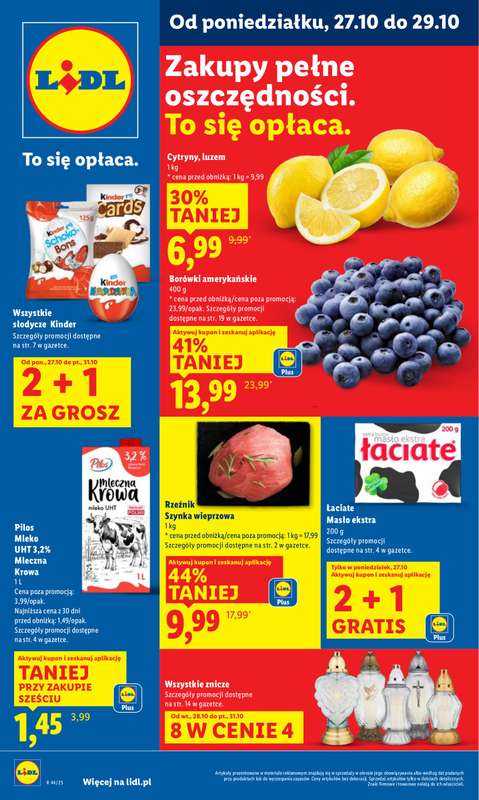 Lidl - gazetka promocyjna Oferta od poniedzia艂ku od poniedzia艂ku 27.10 do 艣rody 29.10 Lidl - gazetka promocyjna Oferta od poniedzia艂ku od poniedzia艂ku 27.10 do 艣rody 29.10