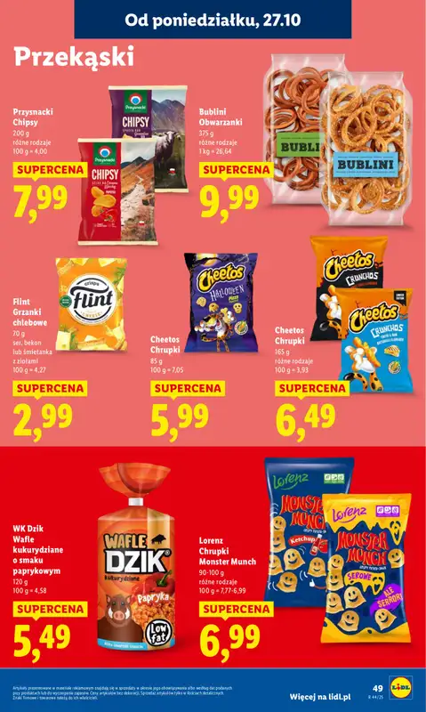 Lidl - gazetka promocyjna Oferta od poniedziałku od poniedziałku 27.10 do środy 29.10 - strona 53