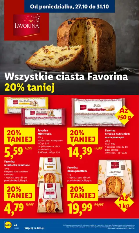 Lidl - gazetka promocyjna Oferta od poniedziałku od poniedziałku 27.10 do środy 29.10 - strona 48