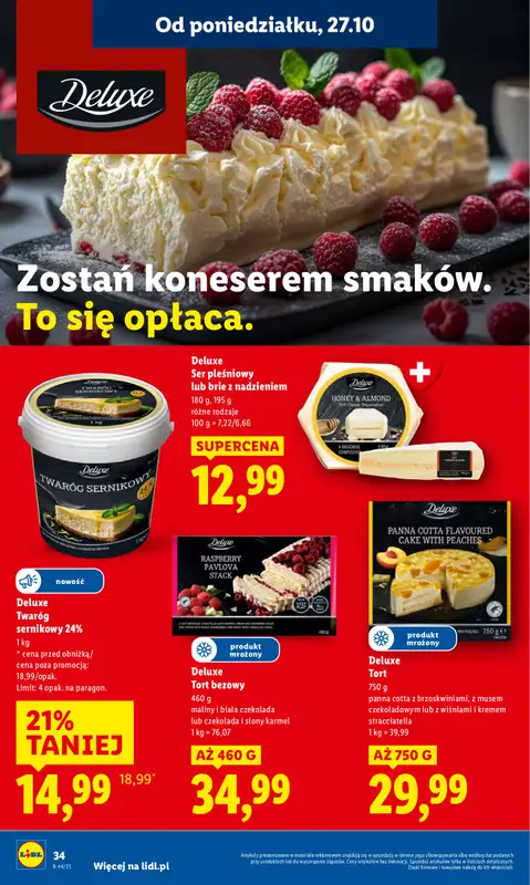 Lidl - gazetka promocyjna Oferta od poniedziałku od poniedziałku 27.10 do środy 29.10 - strona 38