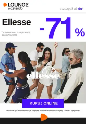 Lounge by Zalando - gazetka promocyjna Do -71% Ellesse od wtorku 28.10 do piątku 31.10 Lounge by Zalando - gazetka promocyjna Do -71% Ellesse od wtorku 28.10 do piątku 31.10