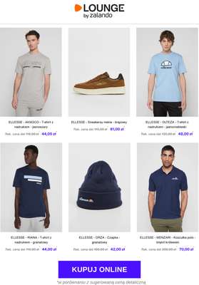 ELLESSE - AVIASCO - T-shirt z nadrukiem - jasnoszary