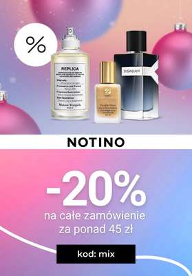 BEST SALE - gazetka promocyjna Notino | -20% na całe zamówienie od wtorku 28.10 do niedzieli 02.11