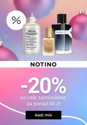 BEST SALE - gazetka promocyjna Notino | -20% na całe zamówienie od wtorku 28.10 do niedzieli 02.11 BEST SALE - gazetka promocyjna Notino | -20% na całe zamówienie od wtorku 28.10 do niedzieli 02.11