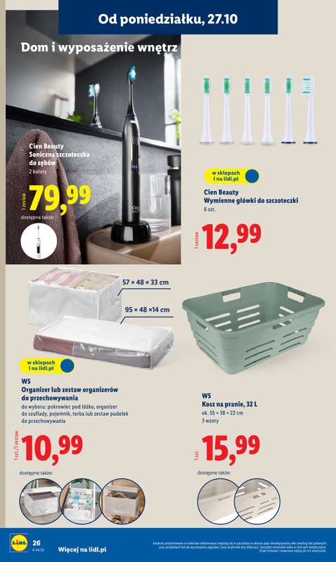 Lidl - gazetka promocyjna Katalog od poniedzia艂ku 27.10 do pi膮tku 31.10 - strona 30 Lidl - gazetka promocyjna Katalog od poniedzia艂ku 27.10 do pi膮tku 31.10 - strona 30