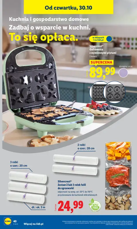 Lidl - gazetka promocyjna Katalog od poniedziałku 27.10 do piątku 31.10 - strona 44