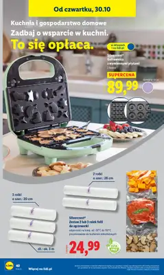 Lidl - gazetka promocyjna Katalog od poniedziałku 27.10 do piątku 31.10 - strona 44 Lidl - gazetka promocyjna Katalog od poniedziałku 27.10 do piątku 31.10 - strona 44