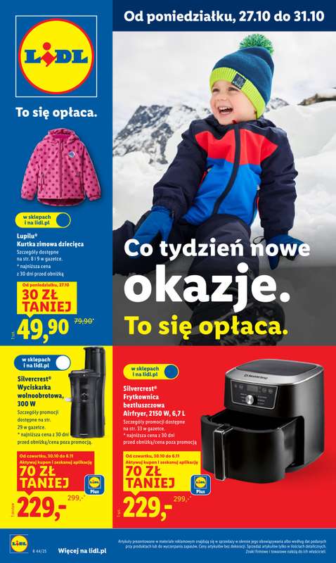 Lidl - gazetka promocyjna Katalog od poniedziałku 27.10 do piątku 31.10