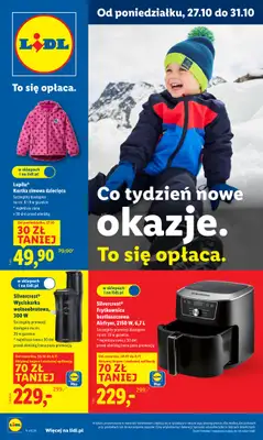 Lidl - gazetka promocyjna Katalog od poniedziałku 27.10 do piątku 31.10 Lidl - gazetka promocyjna Katalog od poniedziałku 27.10 do piątku 31.10