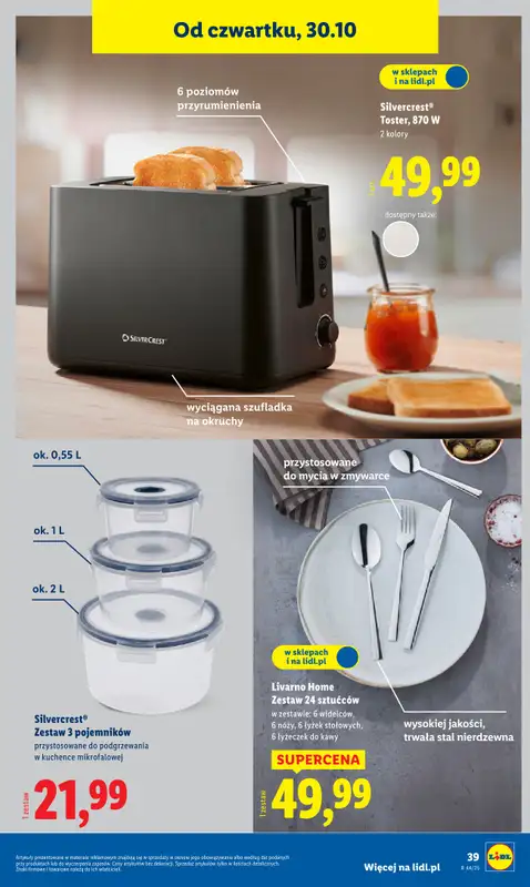 Lidl - gazetka promocyjna Katalog od poniedziałku 27.10 do piątku 31.10 - strona 43