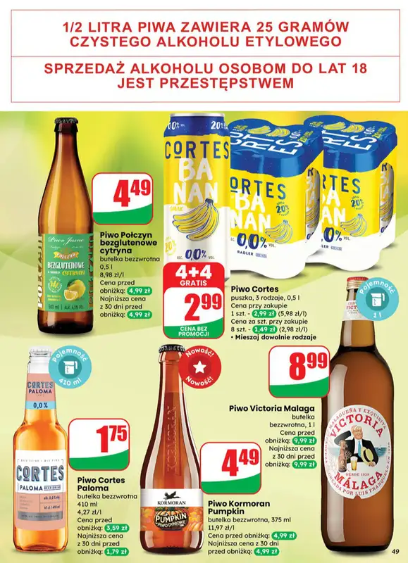 Dino - gazetka promocyjna Gazetka od środy 29.10 do wtorku 04.11 - strona 49