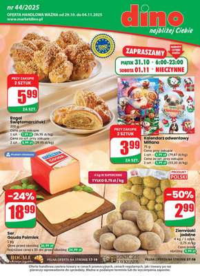 Dino - gazetka promocyjna Gazetka od środy 29.10 do wtorku 04.11 Dino - gazetka promocyjna Gazetka od środy 29.10 do wtorku 04.11