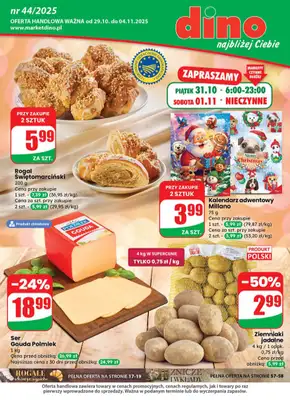 Dino - gazetka promocyjna Gazetka od środy 29.10 do wtorku 04.11 Dino - gazetka promocyjna Gazetka od środy 29.10 do wtorku 04.11