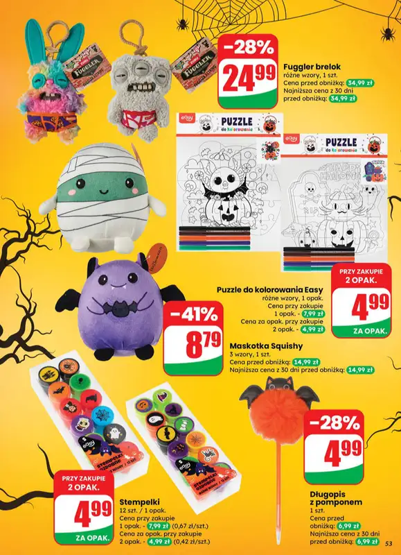 Dino - gazetka promocyjna Gazetka od środy 29.10 do wtorku 04.11 - strona 53