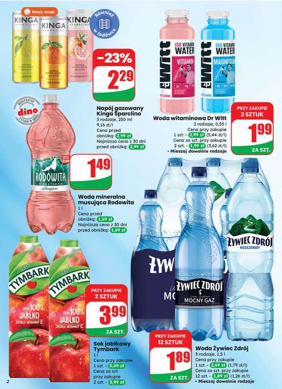 Dino - gazetka promocyjna Gazetka od 艣rody 29.10 do wtorku 04.11 - strona 2 Dino - gazetka promocyjna Gazetka od 艣rody 29.10 do wtorku 04.11 - strona 2