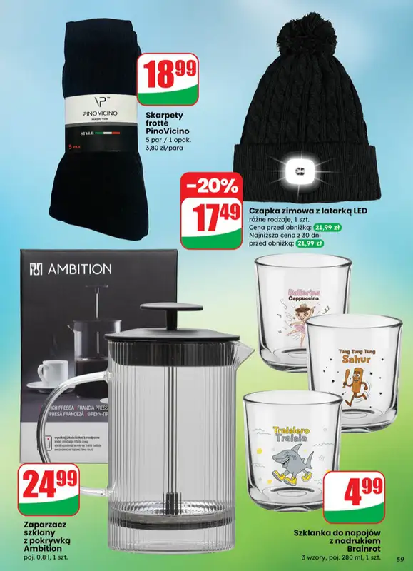 Dino - gazetka promocyjna Gazetka od środy 29.10 do wtorku 04.11 - strona 59