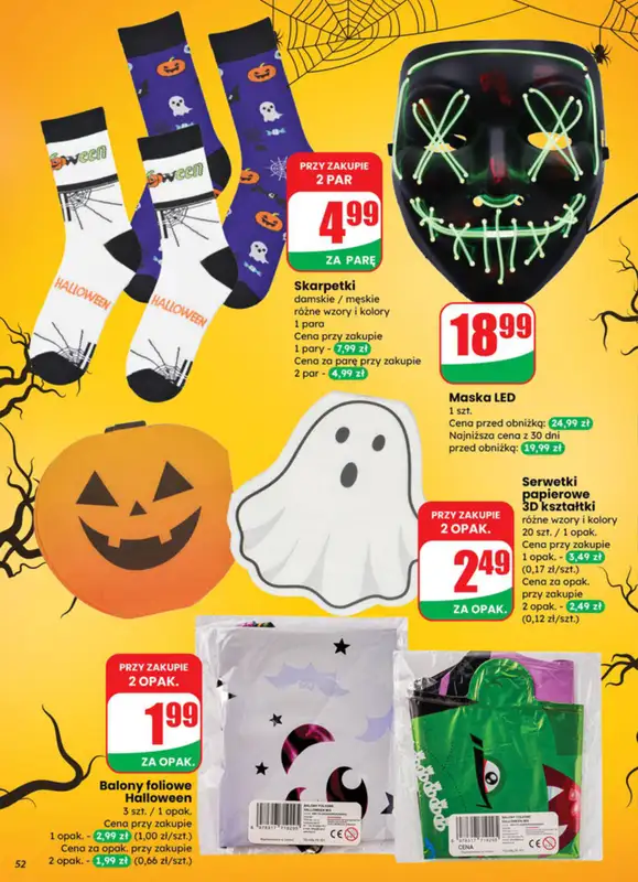 Dino - gazetka promocyjna Gazetka od środy 29.10 do wtorku 04.11 - strona 52