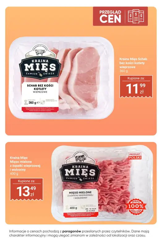 Biedronka - gazetka promocyjna Produkty na OBIAD - przegląd cen   - strona 3