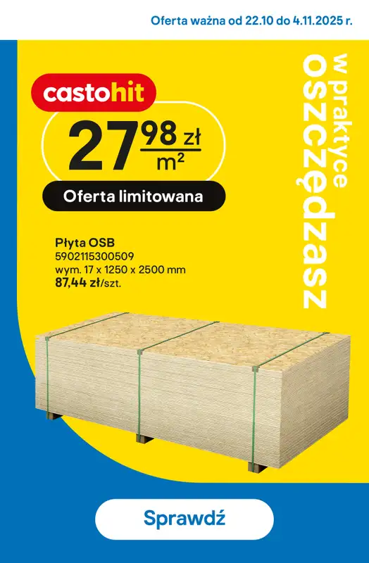 Castorama - gazetka promocyjna W teorii remont, w praktyce najlepsze oferty od środy 29.10 do wtorku 04.11 - strona 10