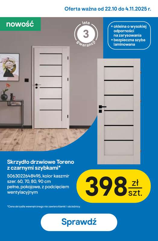 Castorama - gazetka promocyjna W teorii remont, w praktyce najlepsze oferty od środy 29.10 do wtorku 04.11 - strona 4