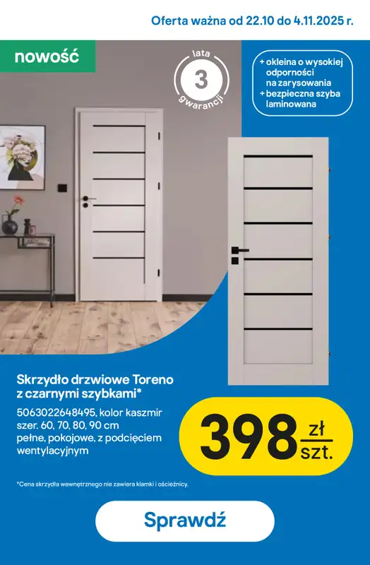 Castorama - gazetka promocyjna W teorii remont, w praktyce najlepsze oferty od środy 29.10 do wtorku 04.11 - strona 4