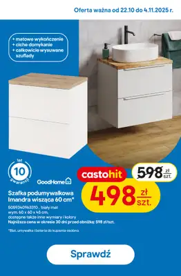 Castorama - gazetka promocyjna W teorii remont, w praktyce najlepsze oferty od środy 29.10 do wtorku 04.11 - strona 2 Castorama - gazetka promocyjna W teorii remont, w praktyce najlepsze oferty od środy 29.10 do wtorku 04.11 - strona 2