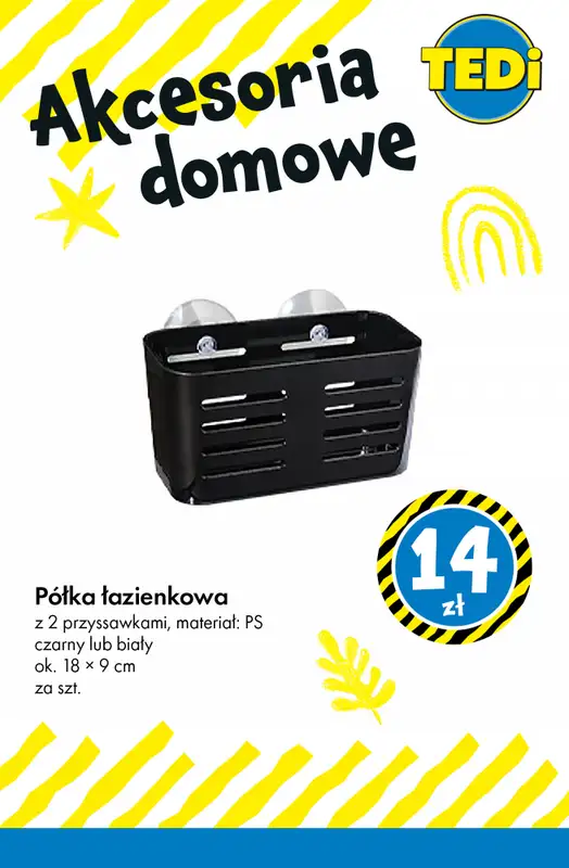 Tedi - gazetka promocyjna Akcesoria domowe - już od 12 zł od wtorku 28.10 do poniedziałku 03.11 - strona 9