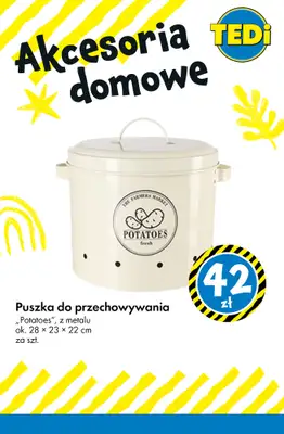 Tedi - gazetka promocyjna Akcesoria domowe - już od 12 zł od wtorku 28.10 do poniedziałku 03.11 - strona 2 Tedi - gazetka promocyjna Akcesoria domowe - już od 12 zł od wtorku 28.10 do poniedziałku 03.11 - strona 2