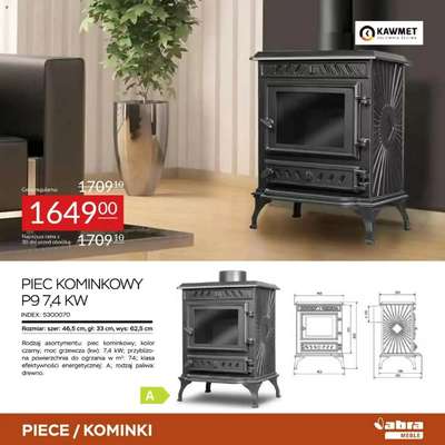 Piec Kominkowy P9 7,4 kW