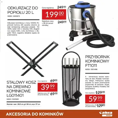 Abra Meble - gazetka promocyjna Gazetka od piątku 24.10 do wtorku 11.11 - strona 13 Abra Meble - gazetka promocyjna Gazetka od piątku 24.10 do wtorku 11.11 - strona 13