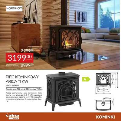 Piec Kominkowy Arica 11 kW